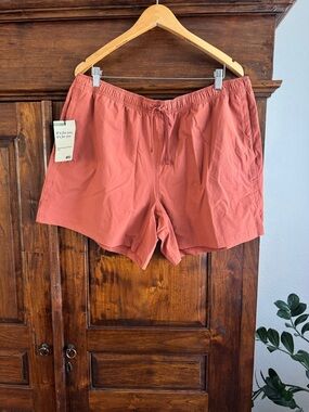 REI Co-Op Active Pursuits 6" Shorts Unisex Gym Train Size XL Red Clay NWT